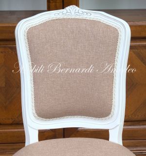 SE09 L Parisian Chair White Lacquered Upholstered Seat And Back 05